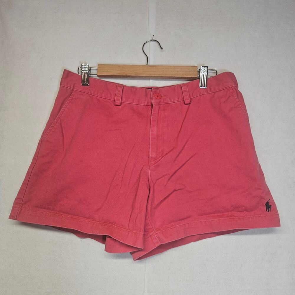 Ralph Lauren Sport Pink Chino Shorts - Size 8 - Classic Preppy Summer